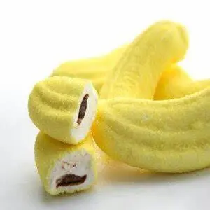 Bananes fourrées au chocolat unité 