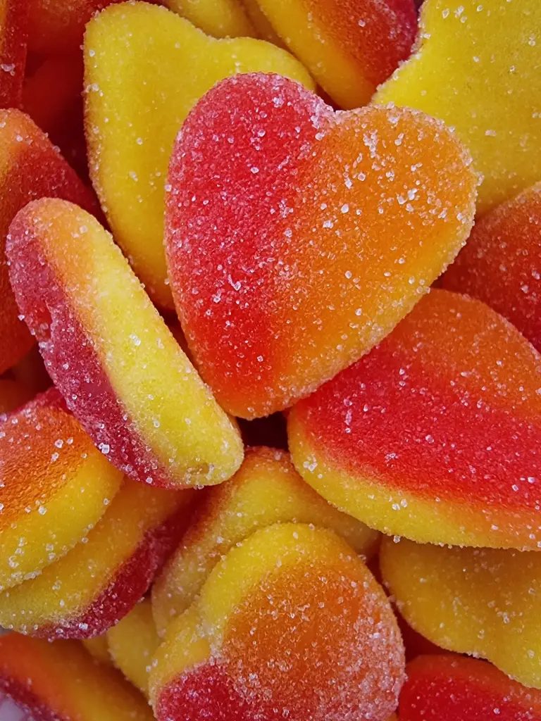 Cœur pêche sucrés 100G