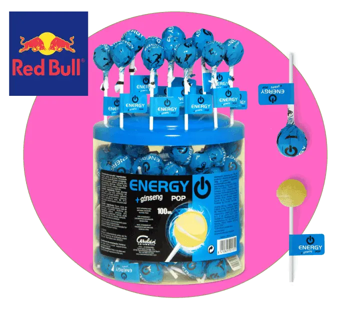 Energy pop Red Bull x2