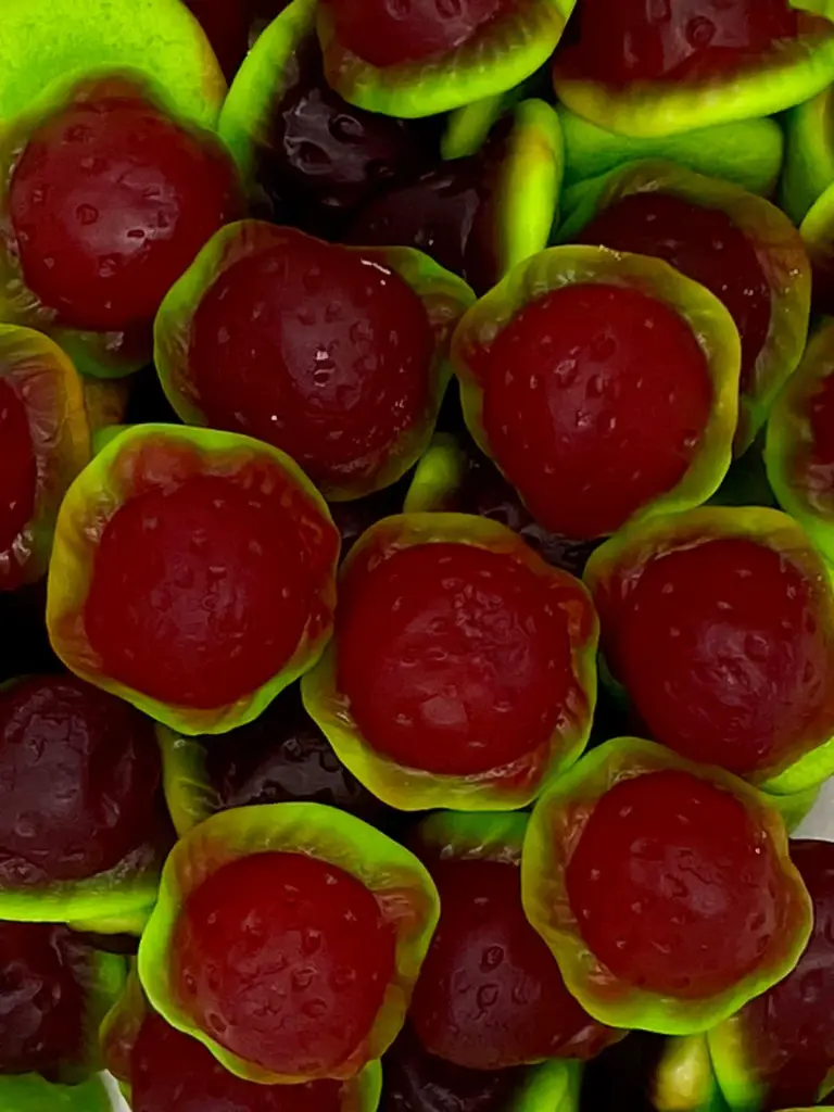 Fraise fourrée lisse 100G