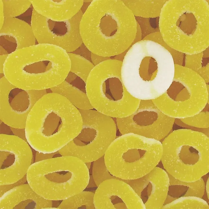 Anneaux citron sucrés 100G