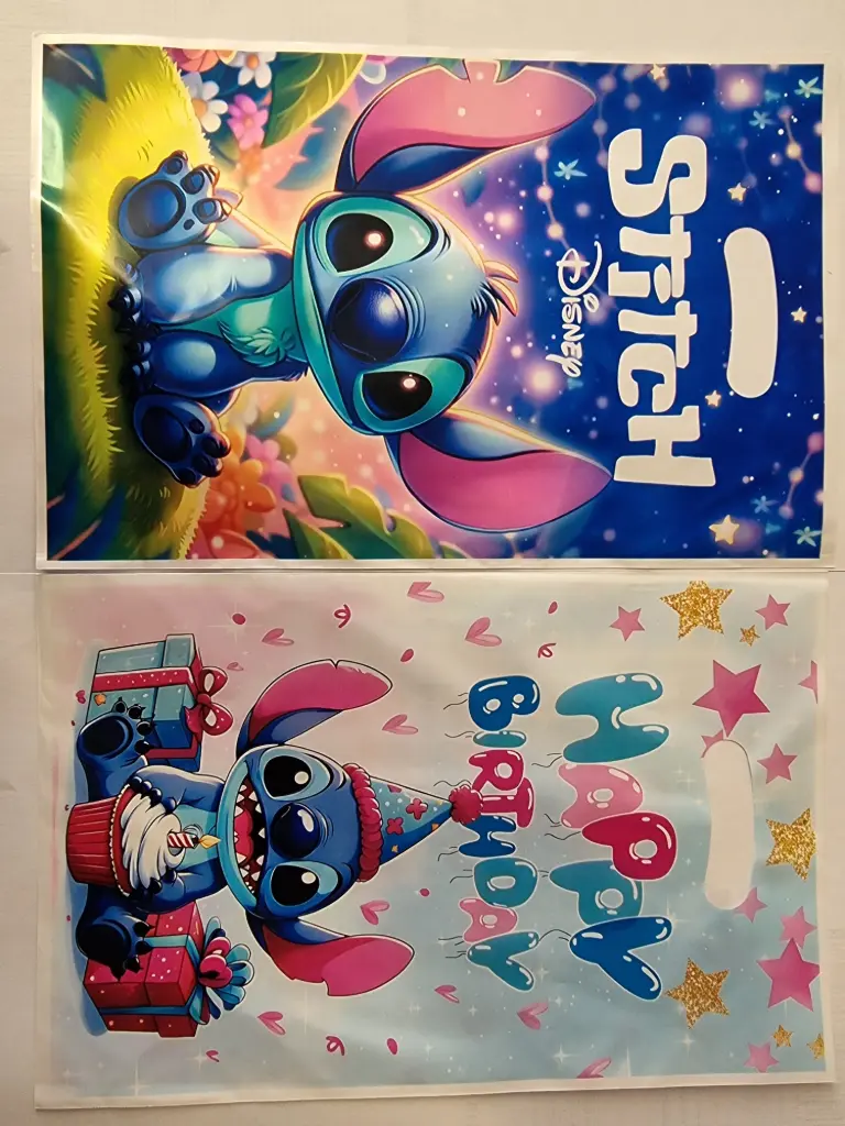 Sac anniversaire (vide) stitch 1 unité  