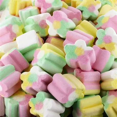 Guimauve fleurs 5 unités