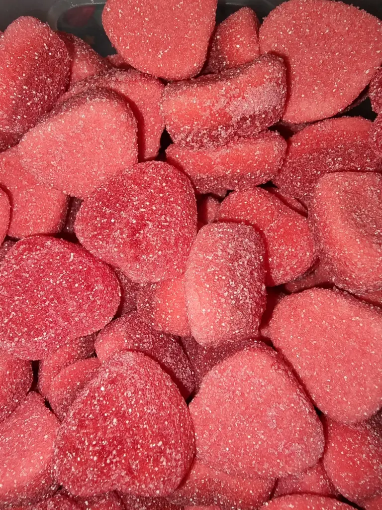 Cœur fourrée fraise