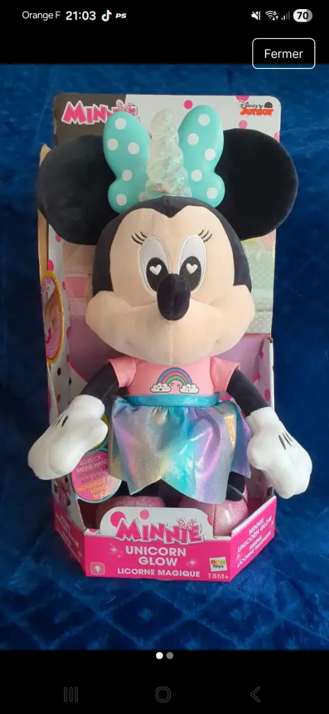 Minnie licorne magique