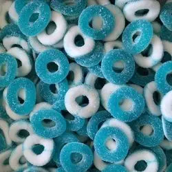 Anneaux sucrées framboise 100G