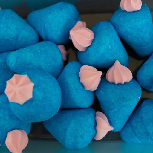 Fraise bleue guimauve 20 gr l'unité