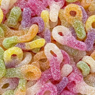Tétines multicolore Sucrées 100G 