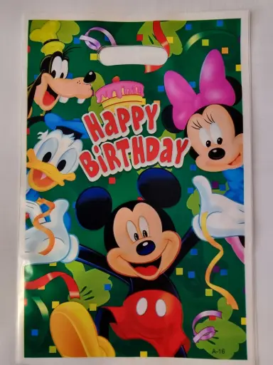 Sac anniversaires (vide) Mickey Mouse 1 unité 