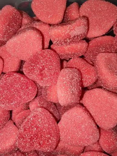 Cœur fourrée fraise